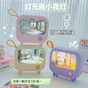 【充电式设计，护眼照明，营造温馨氛围】新款灯光画小夜灯 充电式桌面电视机摆件 儿童卧室床头装饰小夜灯-QQ 商品缩略图0