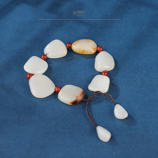 新疆国玉盟世玉【籽玉福运】原石手串【带证书·顺丰物流】 商品图2