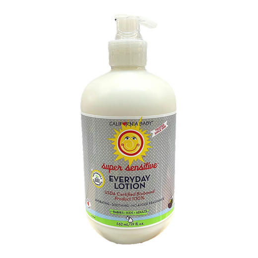 California Baby加州寶寶婴儿无香型超低敏配方防敏乳液562ml 商品图0
