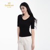 【三色可选】乔万尼新品修身显瘦大圆领短袖T恤EZ2C143 商品缩略图1
