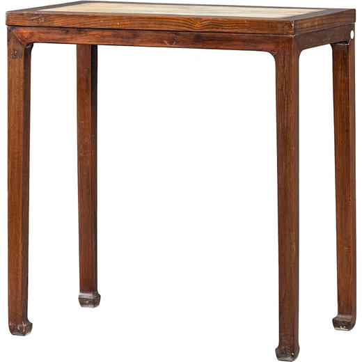 清	红木镶云石四面平香几 商品图5