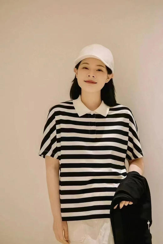 【高品质私服】【IC棉条纹针织布POLO衫】条纹别致，通勤与休闲的完美融合G1378-CC【无标出货 介意慎拍】 商品图6