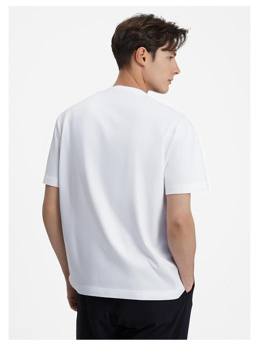 callisto白色纯棉圆领T恤 商品图4