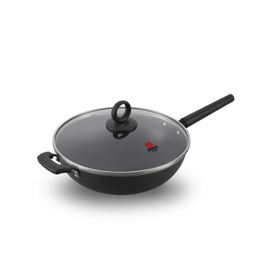 三禾0涂层微纳不粘炒锅LC34S1 商品图0