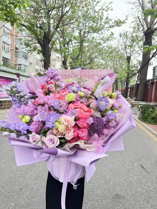 紫色系大花束 商品图1