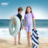 男女童连体泳衣套装夏季新款安奈儿童装JM527187 商品缩略图1