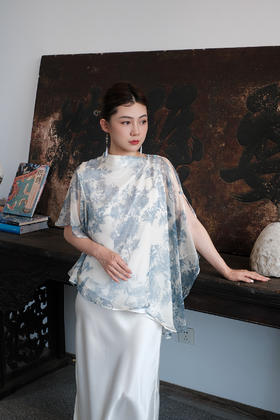 盛唐牡丹| 真丝雪纺斜襟上衣