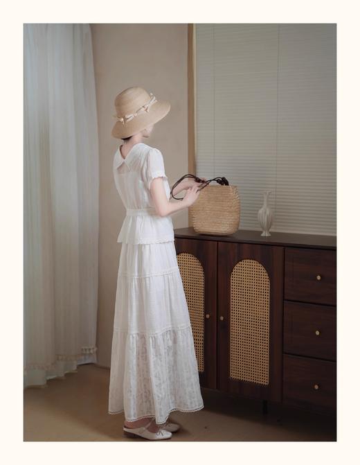 裁缝学苑AS492法式娃娃领小衫半身裙套装纸样女装上衣半裙样板裁剪 商品图1