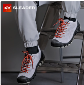 【防水版】斯立德户外运动鞋防水防滑徒步鞋女牛皮厚底耐磨登山鞋男透气S204大地