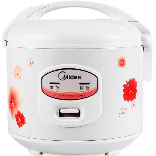 美的（Midea） 4L 电饭煲 机械式电饭锅 简单易用 精铸发热盘 黑晶内胆迷你小电饭锅MB-YJ408J 商品图1
