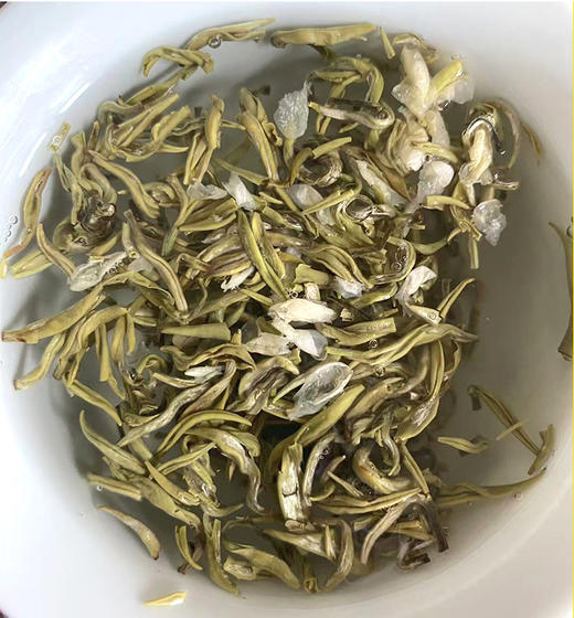 茉莉花茶|  西蜀茶缘【2025年新茶】 蒙顶山1200m核心产区·蒙顶飘雪 50g*2袋礼盒装 商品图4