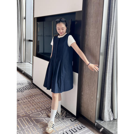 2505414   C家 棉质褶裥背心裙 商品图5