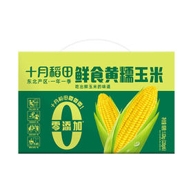 十月稻田鲜食黄糯玉米1.32kg（220gX6）