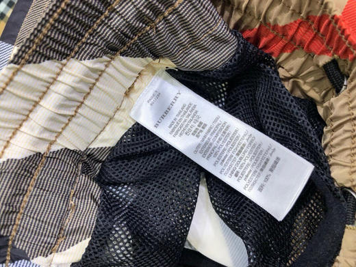 防水沙滩裤。驼格。蓝格 绿格 商品图3