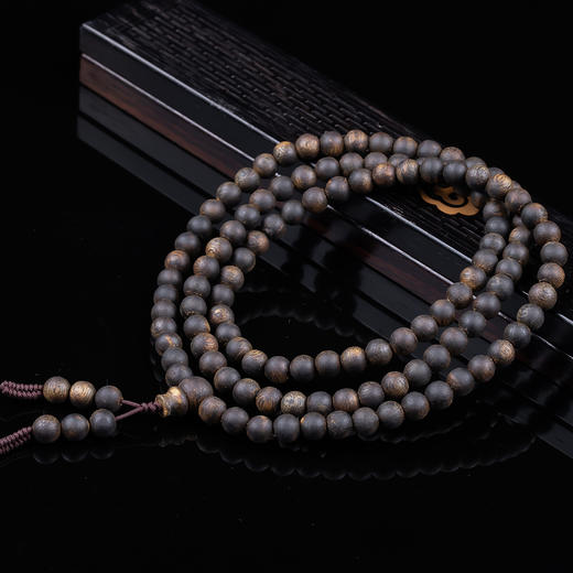 xy0355沉香6.6mm108佛珠沉水级品质 商品图5