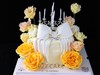 1027CAKE | 黄玫瑰蛋糕  仙女  蝴蝶结 烛台（鲜花款需提前1-2预订） 商品缩略图0