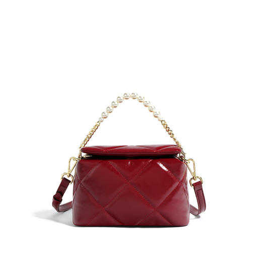 【预售3天】高级质感菱格链条包包上班通勤包新款单肩斜挎包百搭大容量M7840 商品图8