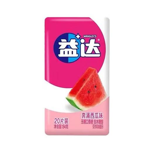 益达 无糖口香糖清爽西瓜 54g/盒 商品图0