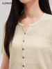 【夏日裸感】阿菁娜轻盈爆款天丝亚麻凉感针织衫F30X318005 商品缩略图4