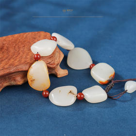 新疆国玉盟世玉【籽玉福运】原石手串【带证书·顺丰物流】