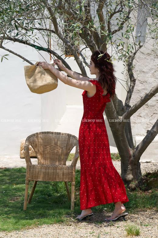 【门店同款】ENJOY夏季“夏日番情”法式方领长裙 162893964 商品图5