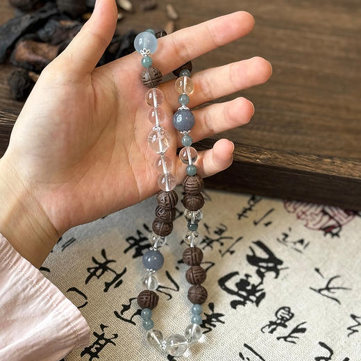 美学养生【贺福安-新 中式手串】草本环绕  古法配方 以香养心 商品图2