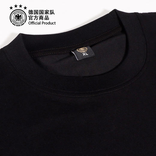 【官方正版】德国国家队 | 夏季黑色T恤简约基础打底短袖休闲透气 商品图3