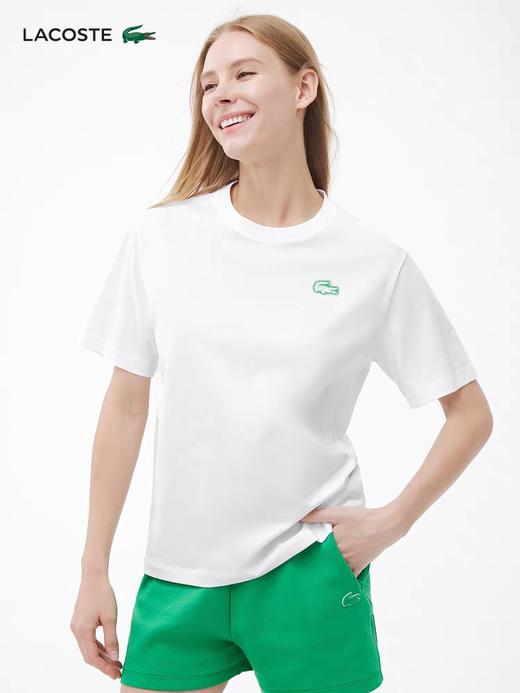 小鱼 女款ULTRA DRY宽松微落肩圆领LOGO短袖T恤 牛皮纸包装 Z-15396 商品图5