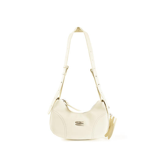 CryingCenter 仿绒多色斜挎单肩手提机车包 含logo挂件  哭喊中心 商品图8