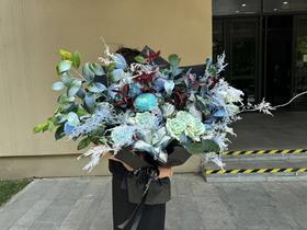 冰蓝色大花束💙