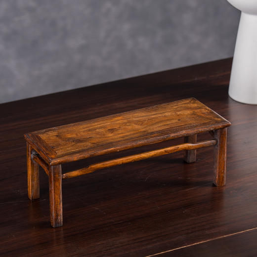 清	黄花梨罗锅枨案中案摆件 商品图1