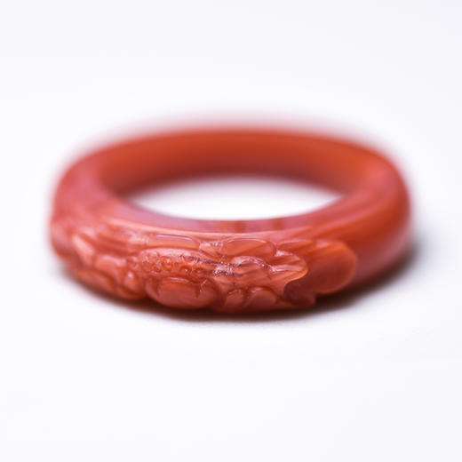 苏工精雕南红戒【孤品手慢无】 商品图1