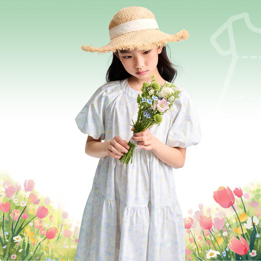 女童连衣裙夏季新款安奈儿童装EG523117 商品图2