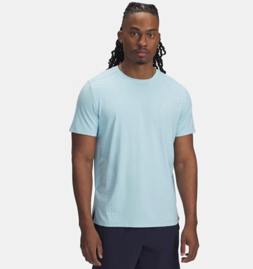 安德玛男子UA Launch Elite爆冷系列Iso-Chill印花短袖T恤1389803-494 商品图0