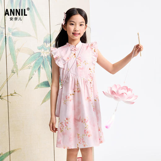 女童连衣裙夏季新款安奈儿童装EG523122 商品图0