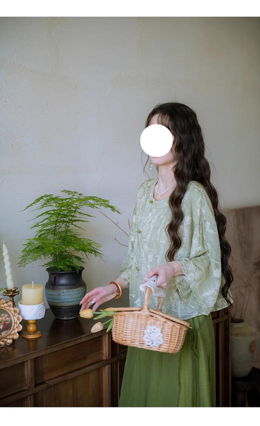 裁缝学苑AS499新中式圆领衫阔腿裤套装纸样女装上衣小衫裤子样板 商品图3