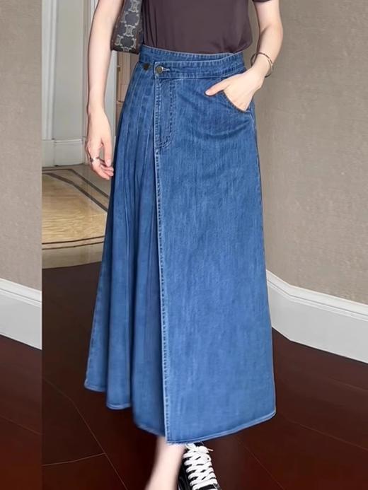 裁缝学苑AS494法式复古牛仔半身裙纸样女装不规则半裙样板图纸裁剪 商品图2