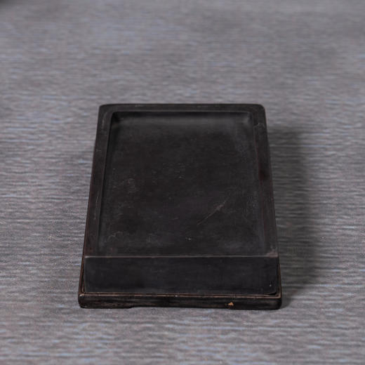 清	敞池方形端砚配红木天地盖座 商品图2