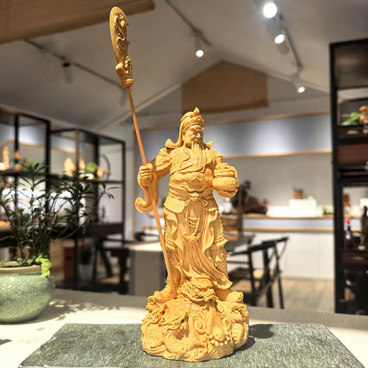 御龙关公°黄杨木雕摆件 商品图2