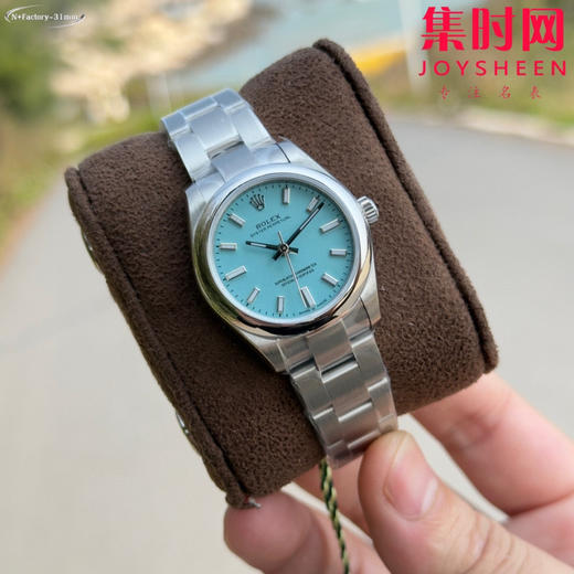 劳力士新款蚝式恒动31系列 N+恒动31mm 女士腕表2232机 三珠带 蒂芙尼蓝盘 商品图1
