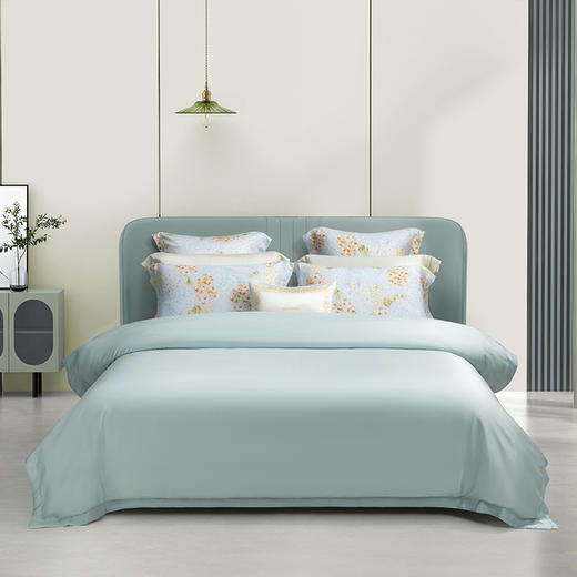 万事利 双丝床品 心动花园四件套 商品图1