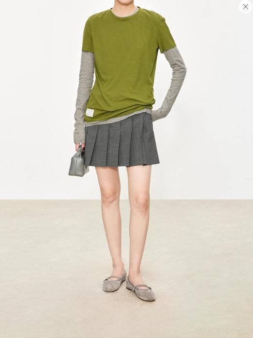 【高品质私服】【CC百褶显瘦短裙】隐藏不足巧显瘦高，重工定位多褶设计G1243-CC【无标出货 介意慎拍】 商品图6