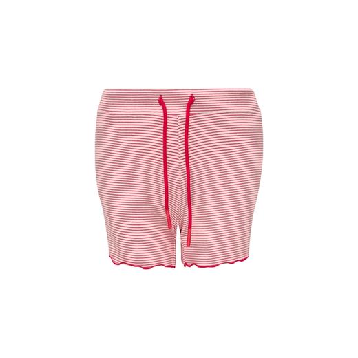 oneup条纹弹力花边短裤 商品图5