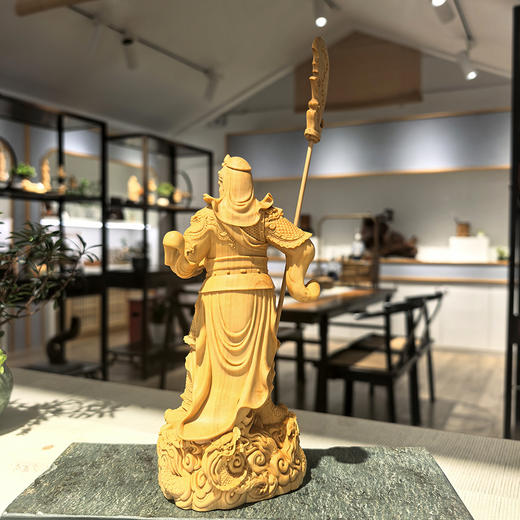 御龙关公°黄杨木雕摆件 商品图3