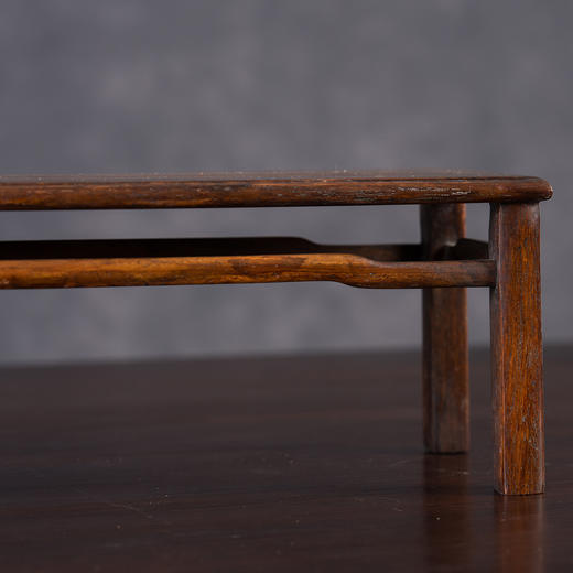 清	黄花梨罗锅枨案中案摆件 商品图3