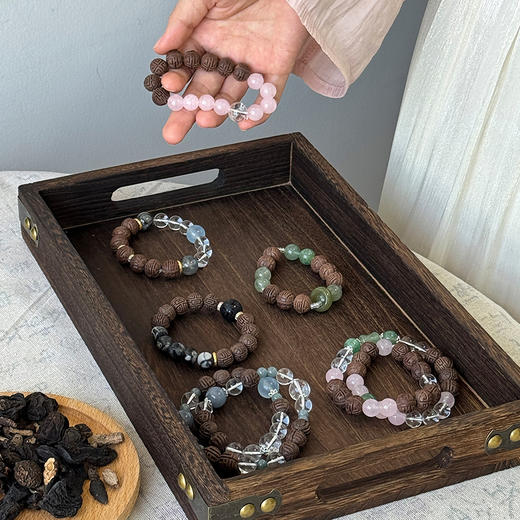 美学养生【贺福安-新 中式手串】草本环绕  古法配方 以香养心 商品图3