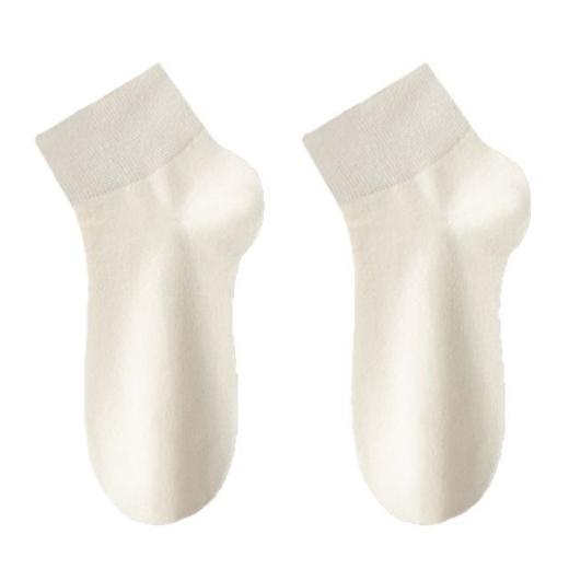 夏季必囤7双超值装 纯棉袜子女夏季薄款抗菌抗起球松口200针织纯棉袜无骨月子短袜多巴胺穿搭中筒袜 商品图4