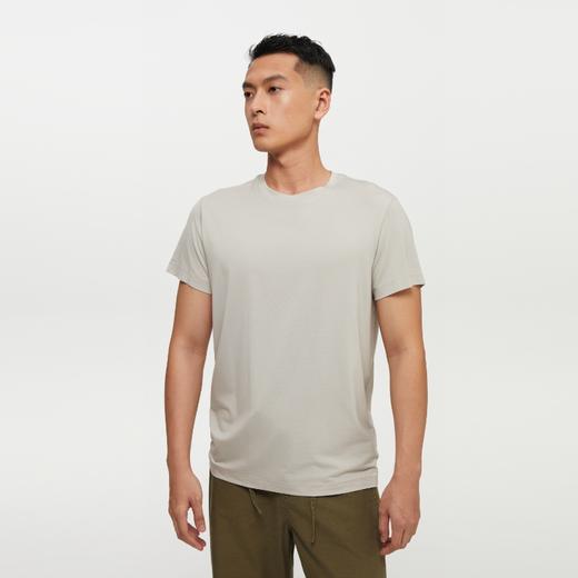 oneup兰精莫代尔圆领短袖T恤 商品图1