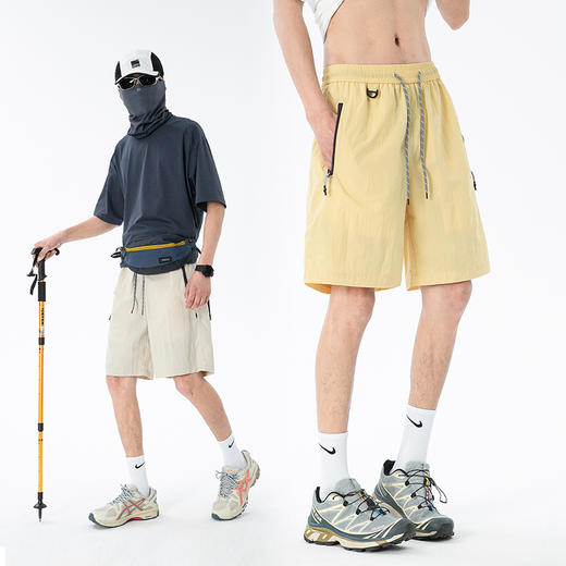 LUCKY DEER/幸运鹿情侣款山系高防泼水机能短裤 商品图5