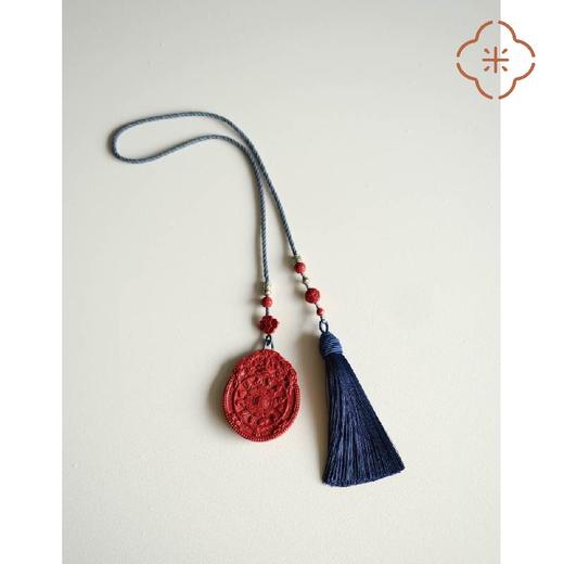 米马饰物 朱砂九宫八卦挂 镇宅 护心神 出门出路记得随身携带 商品图4